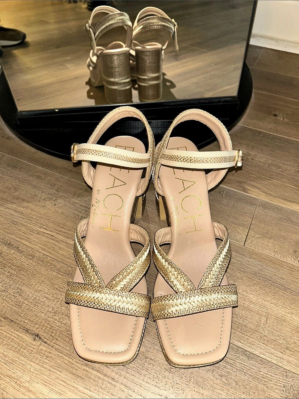 Beach by Matisse Platform Strappy Heels US 10 NWOT